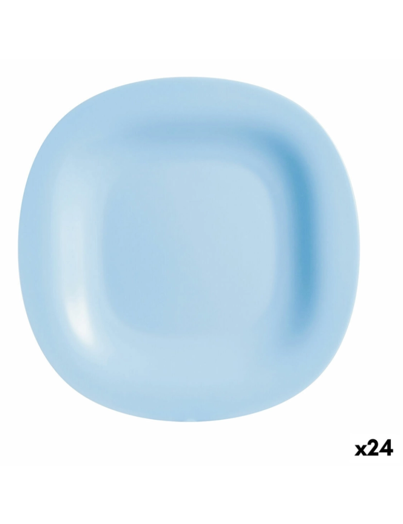 imagem de Prato de Jantar Luminarc Carine Azul Azul Vidro Ø 27 cm (24 Unidades)1