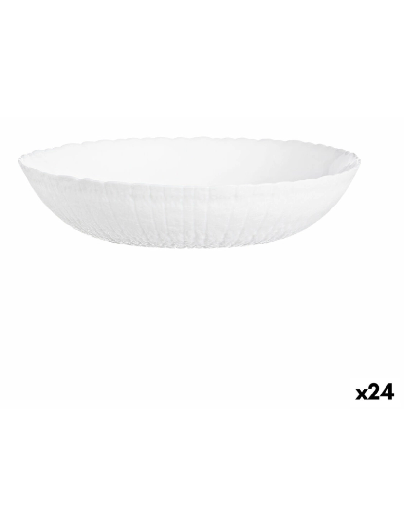 imagem de Tigela Luminarc Ammonite Branco Vidro (Ø 14 cm) (24 Unidades)1