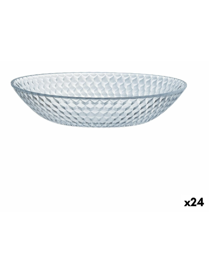 imagem de Prato Fundo Luminarc Pampille Clear Transparente Vidro (20 cm) (24 Unidades)1