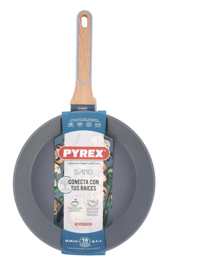 imagem de Frigideira Pyrex Sand Alumínio Forjado Azul 28 cm2