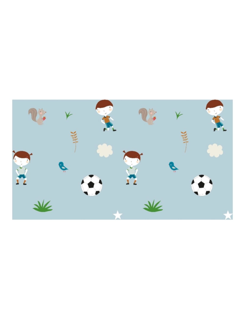 imagem de Capa de Edredão Haciendo el Indio Football (Solteiro) (105 x 190/200 cm)2
