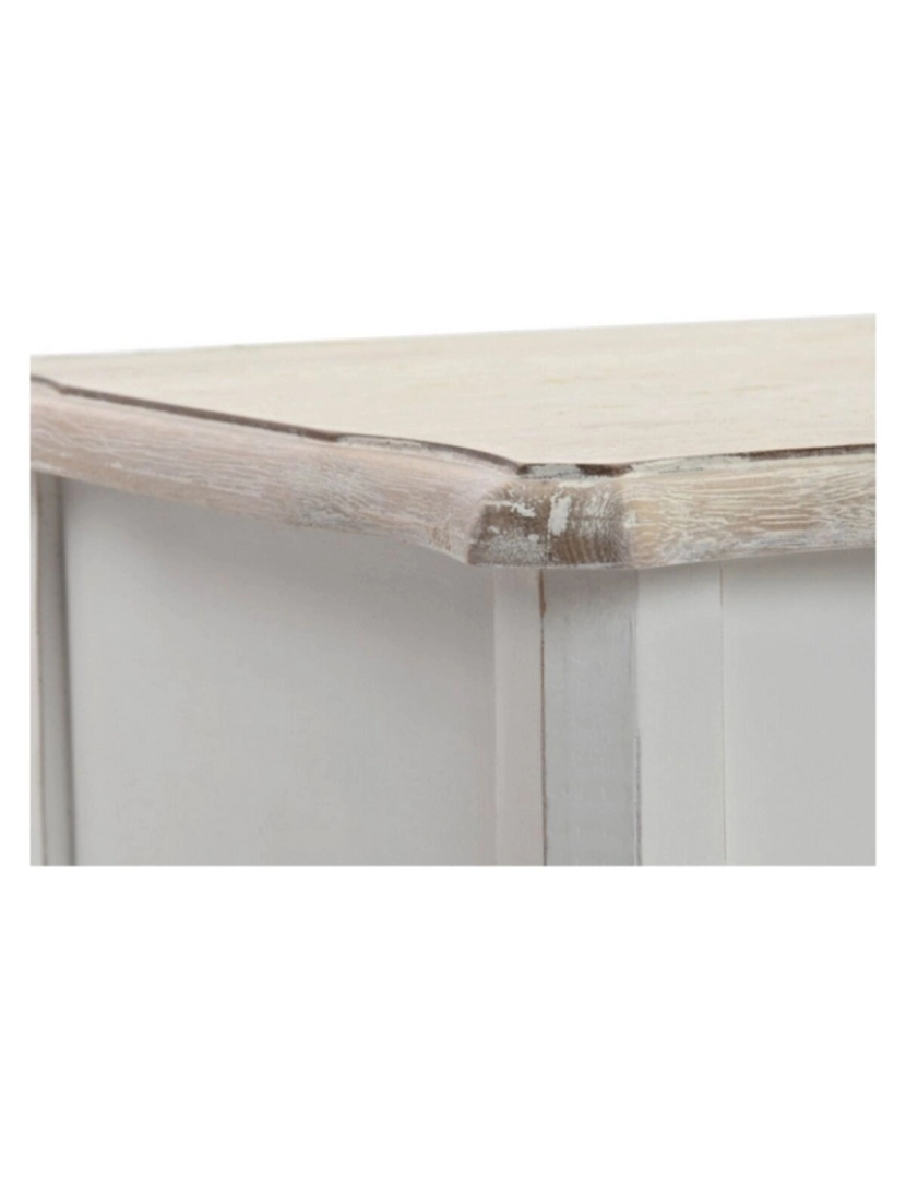 imagem de Mesa de apoio DKD Home Decor Versalles Abeto Madeira Branco 35 x 35 x 80 cm3