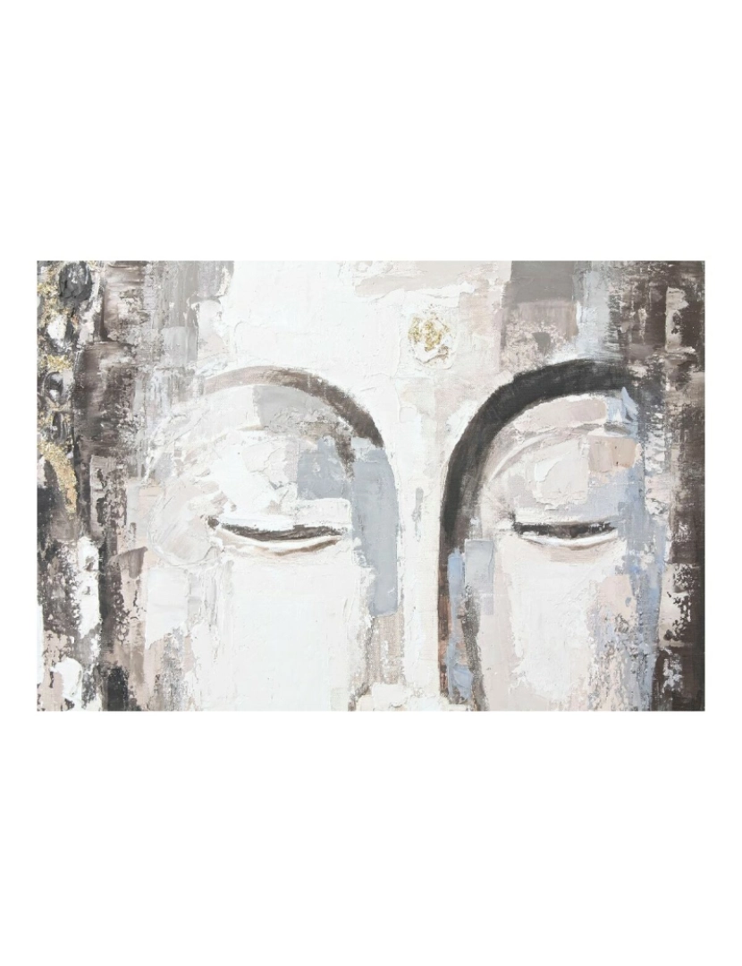 imagem de Pintura DKD Home Decor CU-179192 100 x 3,8 x 100 cm Buda Oriental (2 Unidades)3