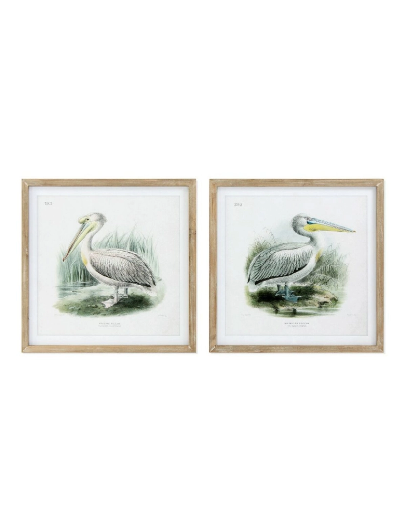 imagem de Pintura DKD Home Decor Pelican Ave 60 x 2 x 60 cm (2 Unidades)1