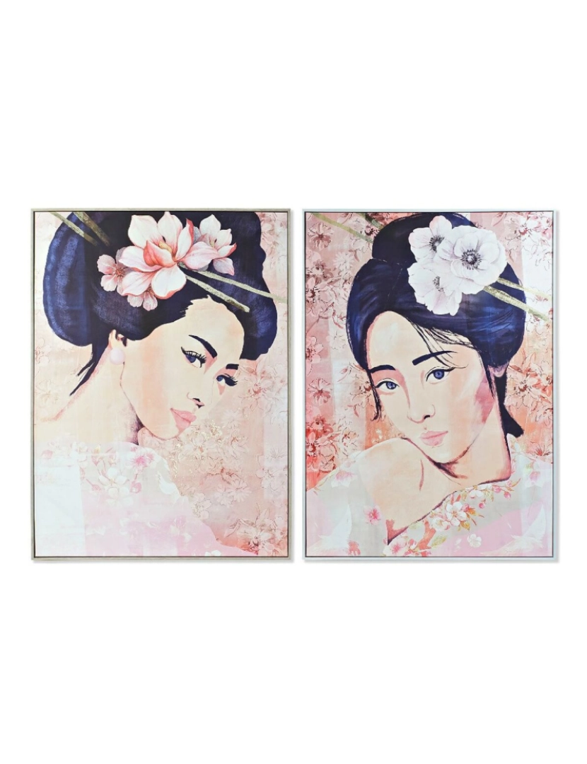 imagem de Pintura DKD Home Decor CU-179961 Oriental 103,5 x 4,5 x 144 cm (2 Unidades)1