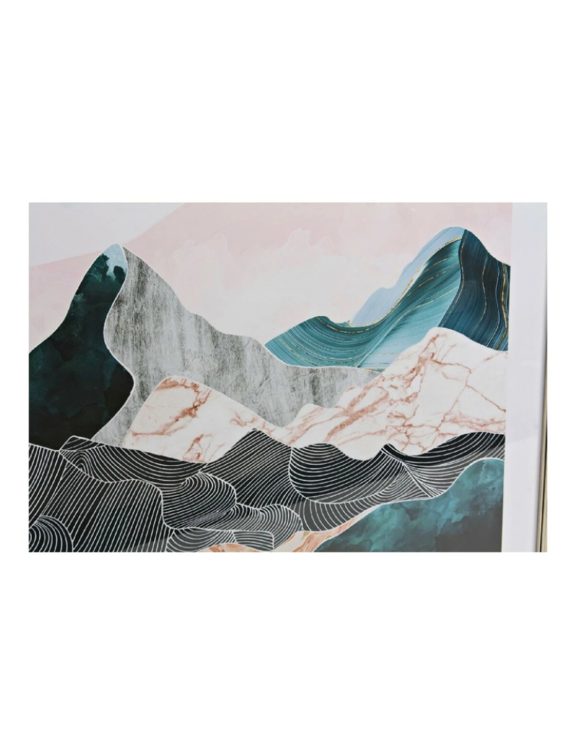 imagem de Pintura DKD Home Decor Oriental Montanha 70 x 4 x 70 cm (3 Peças)3