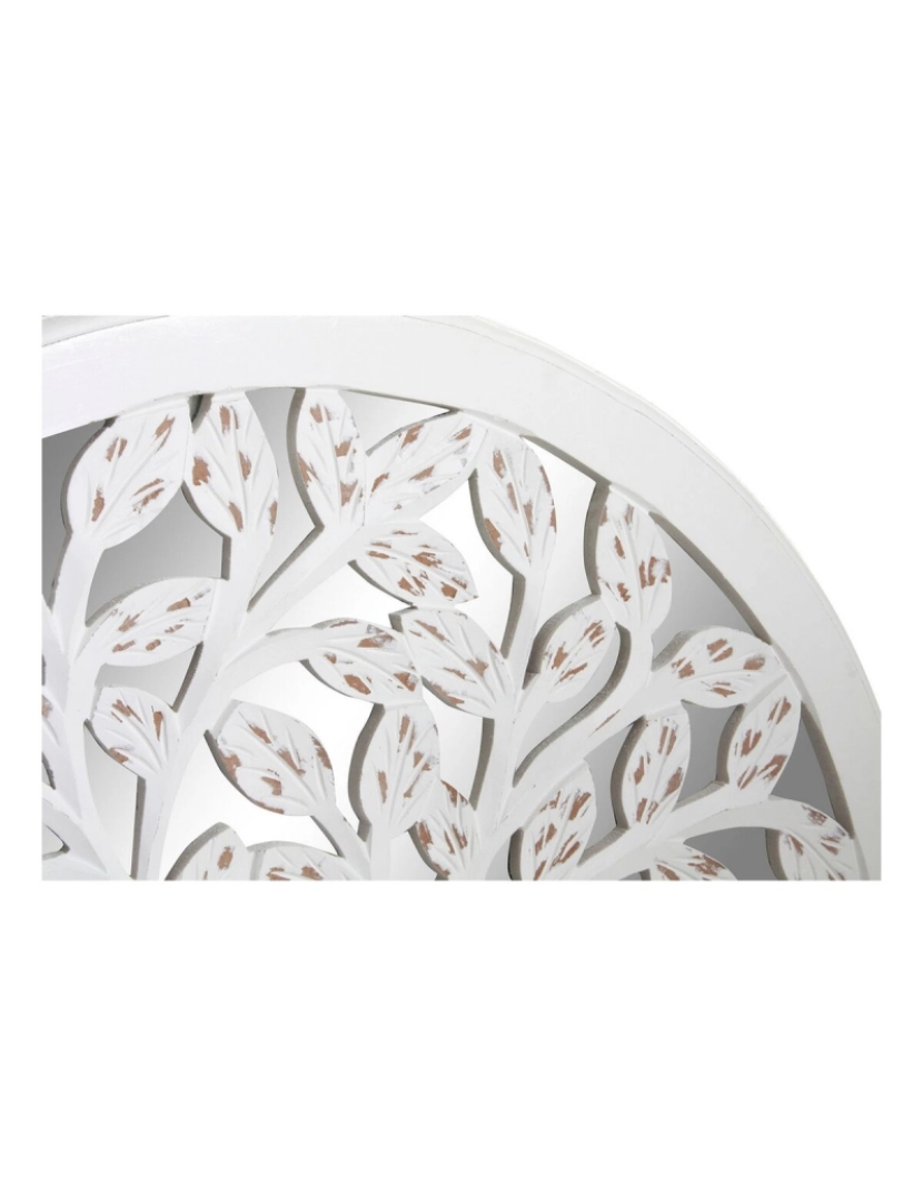 imagem de Figura Decorativa DKD Home Decor Madeira de mangueira Espelho Árvore (60 x 2 x 60 cm)3