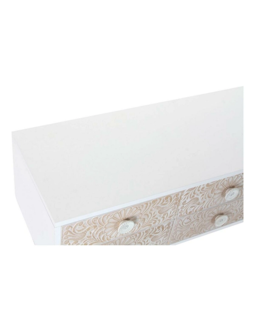 imagem de Móvel de TV DKD Home Decor 119 x 42 x 50 cm Abeto Dourado Branco Marrom claro2