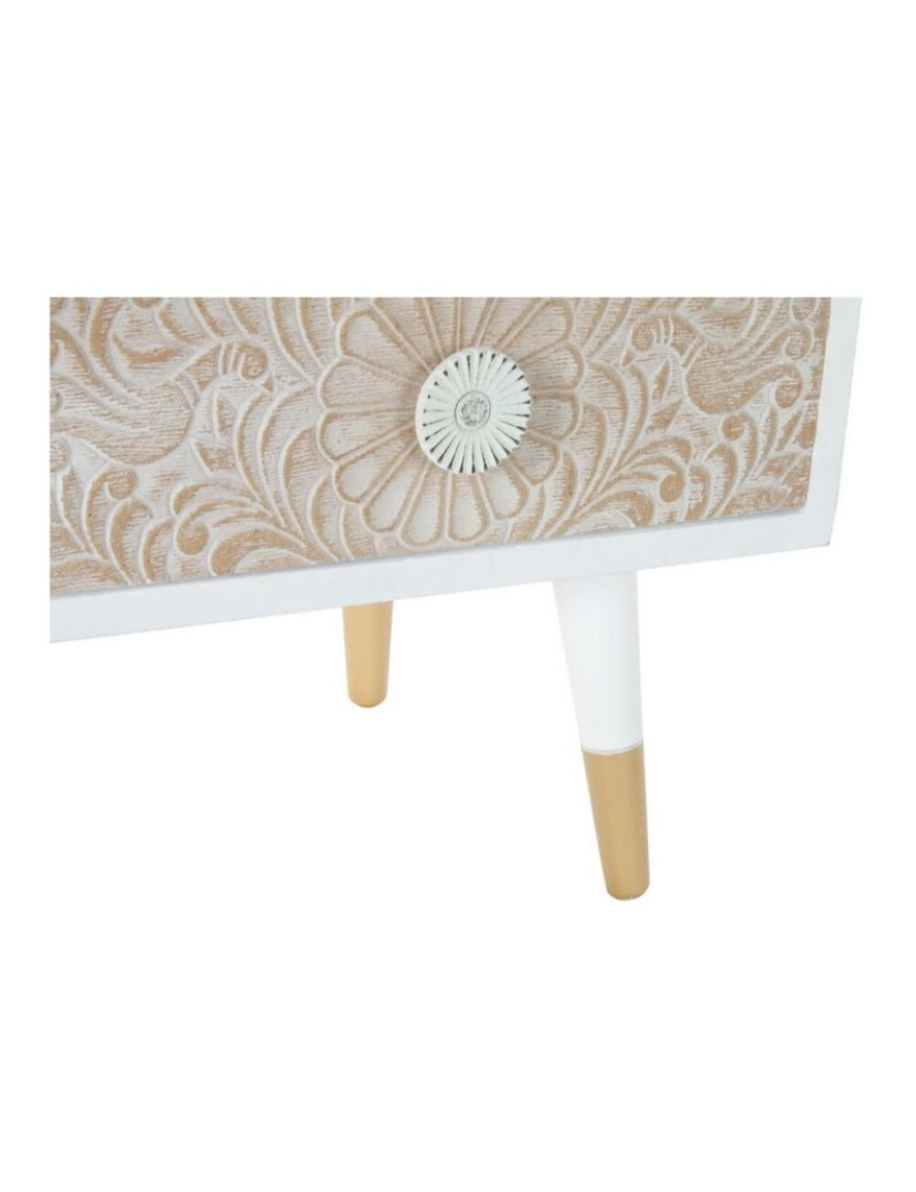 imagem de Móvel de TV DKD Home Decor 119 x 42 x 50 cm Abeto Dourado Branco Marrom claro3