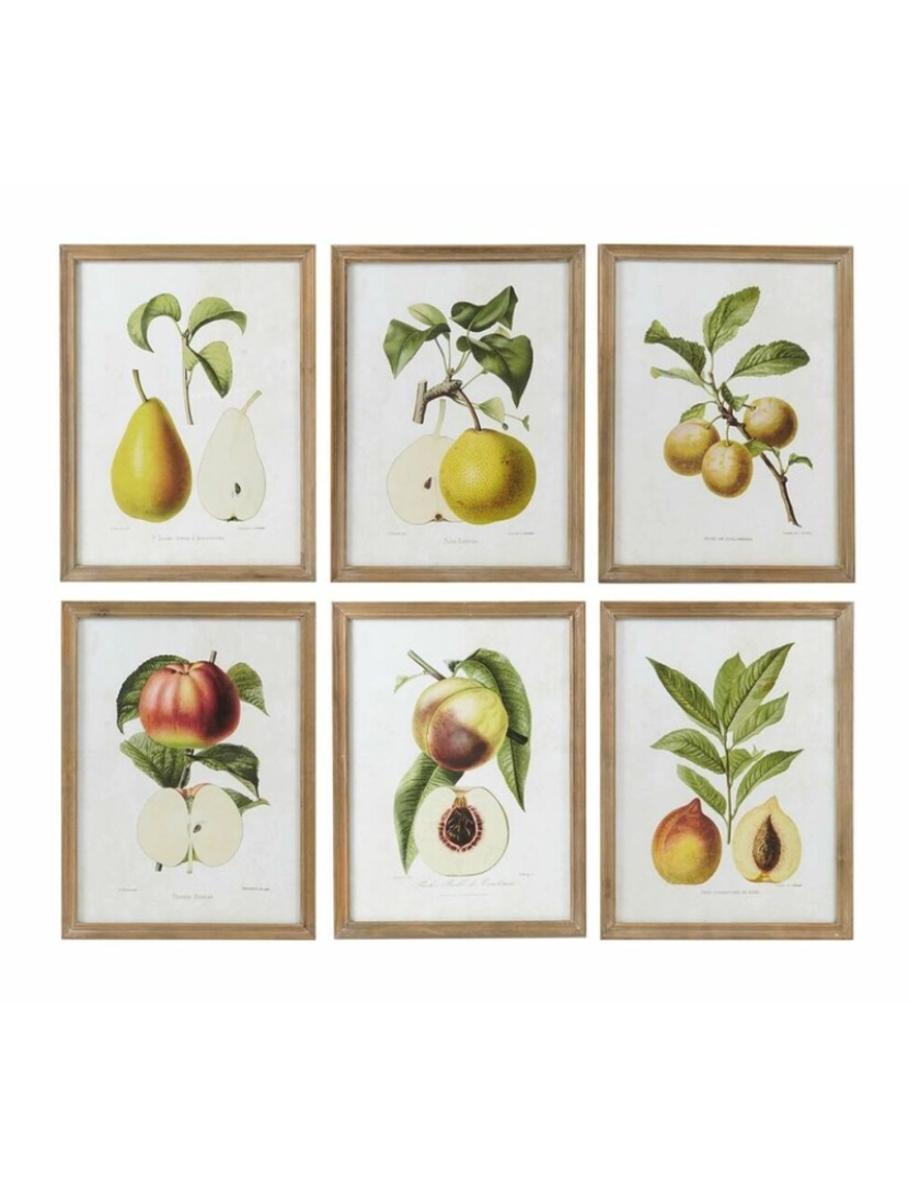 imagem de Pintura DKD Home Decor Moderno Fruta 45 x 2 x 60 cm (6 Peças)1