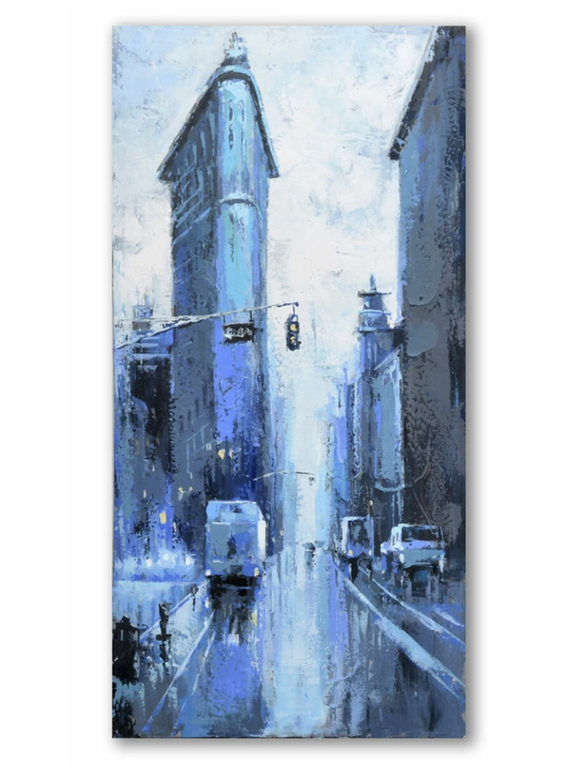 imagem de Pintura DKD Home Decor Cidade 60 x 3 x 120 cm Loft (2 Unidades)2