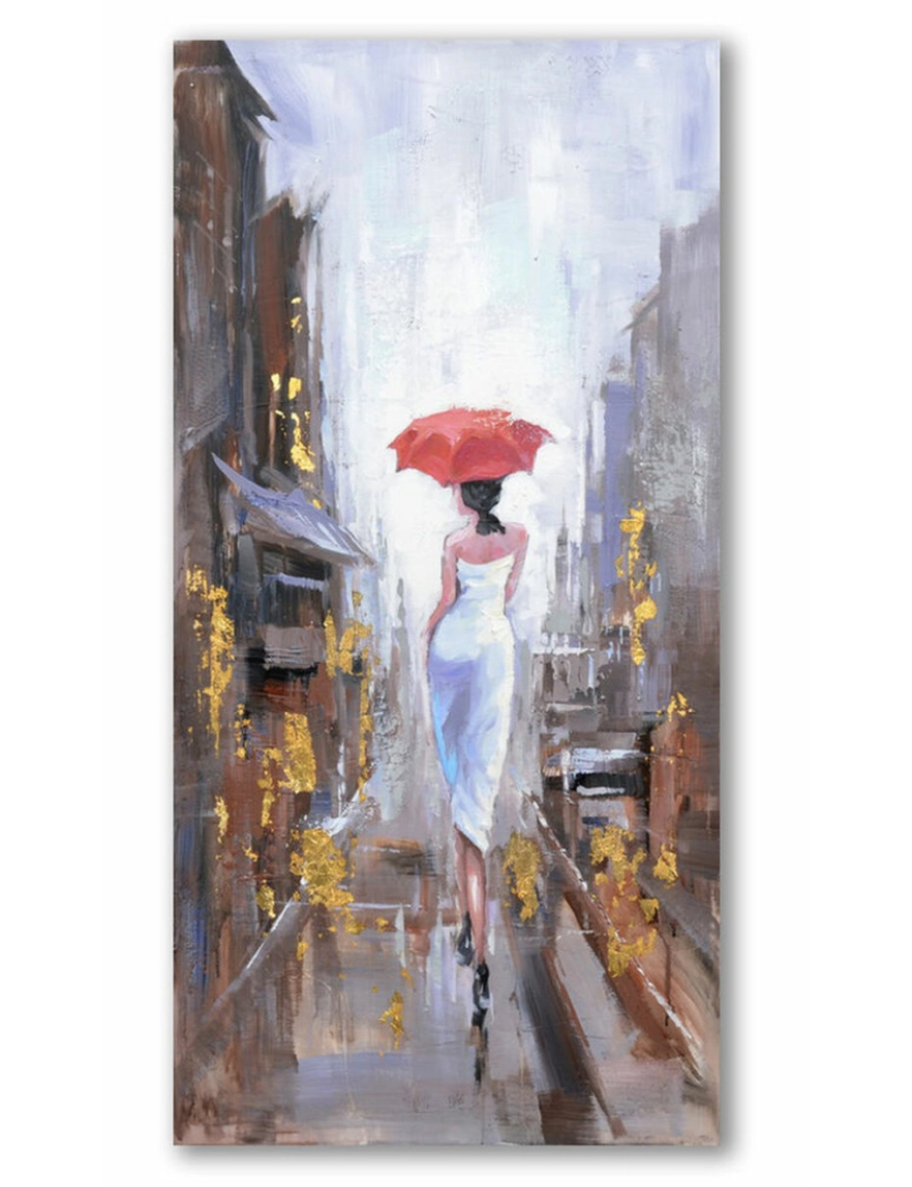 imagem de Pintura DKD Home Decor Guarda-Chuva 60 x 3 x 120 cm Loft (2 Unidades)2