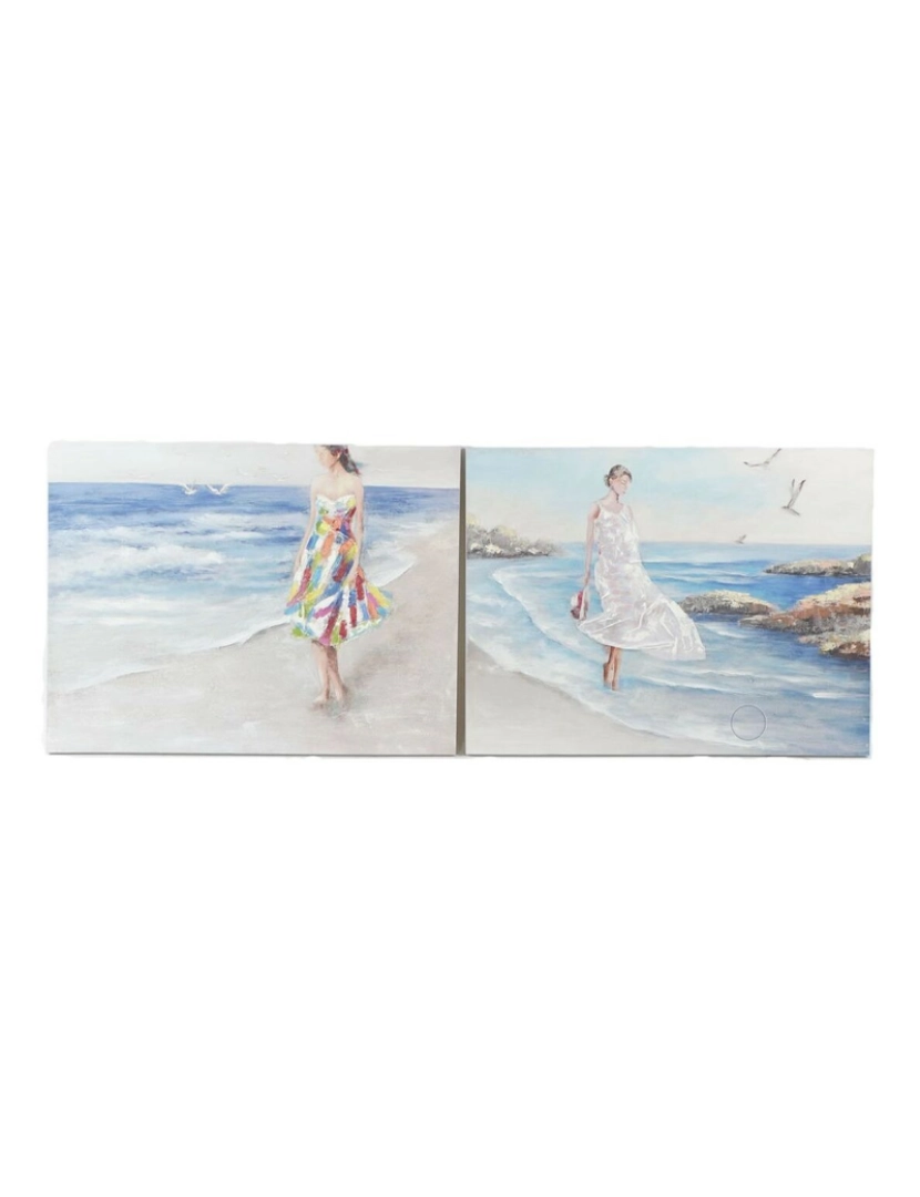 imagem de Pintura DKD Home Decor 120 x 3,5 x 90 cm Mediterrâneo (2 Unidades)1