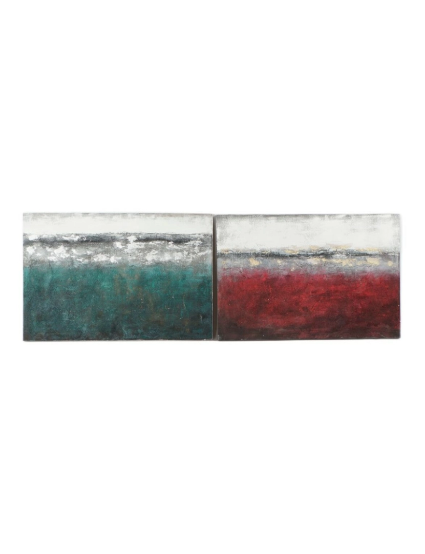 DKD Home Decor - Pintura DKD Home Decor 120 x 3,5 x 80 cm Abstrato Moderno (2 Unidades)