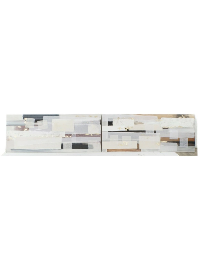 DKD Home Decor - Pintura DKD Home Decor 150 x 3,5 x 60 cm Abstrato Moderno (2 Unidades)