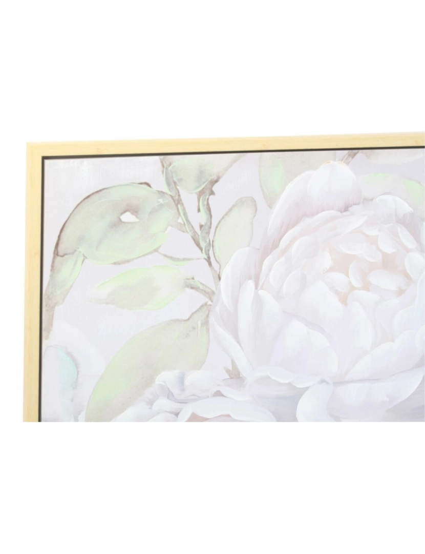 DKD Home Decor - Pintura DKD Home Decor 80 x 4 x 80 cm Bloemen Shabby Chic (2 Unidades)