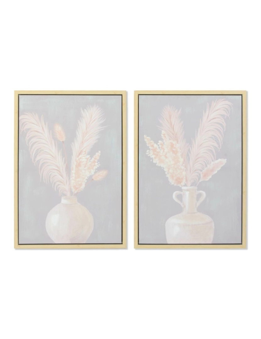 imagem de Pintura DKD Home Decor Vaso 50 x 4 x 70 cm Shabby Chic (2 Unidades)3