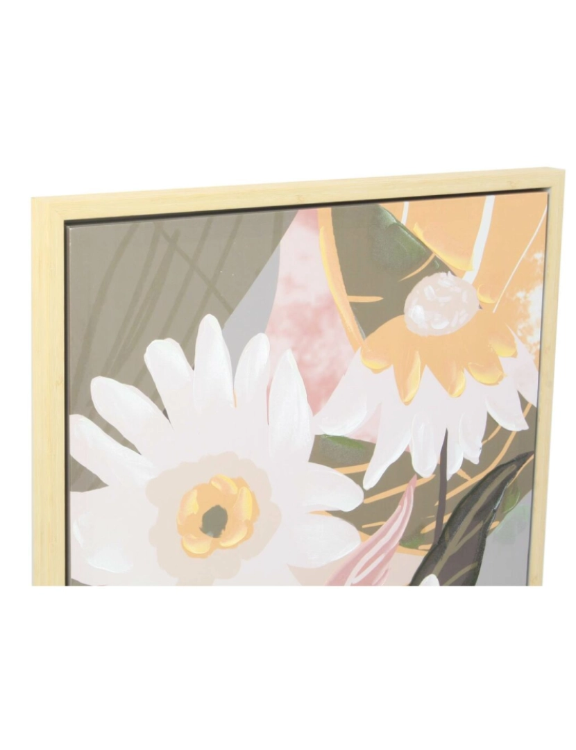 DKD Home Decor - Pintura DKD Home Decor 60 x 4 x 80 cm Bloemen Escandinavo (2 Unidades)