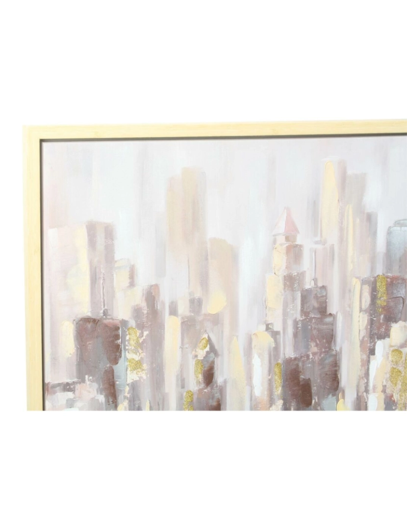 imagem de Pintura DKD Home Decor Cidade 100 x 4 x 100 cm Loft (2 Unidades)3