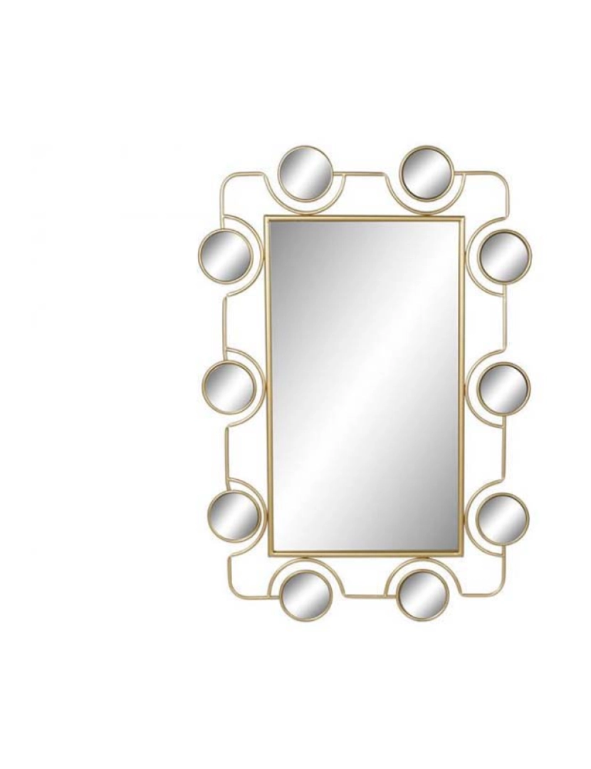 It - Espelho Metal Pvc Dourado 