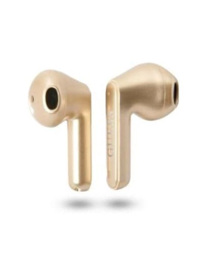 imagem de Auriculares Bluetooth Guess TWS Earbuds Gold Triangle2