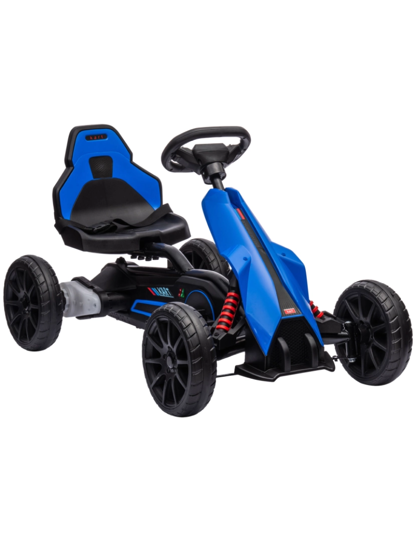 imagem de Kart Elétrico para Crianças 100x58x58,5cm cor azul 370-288V90BU1