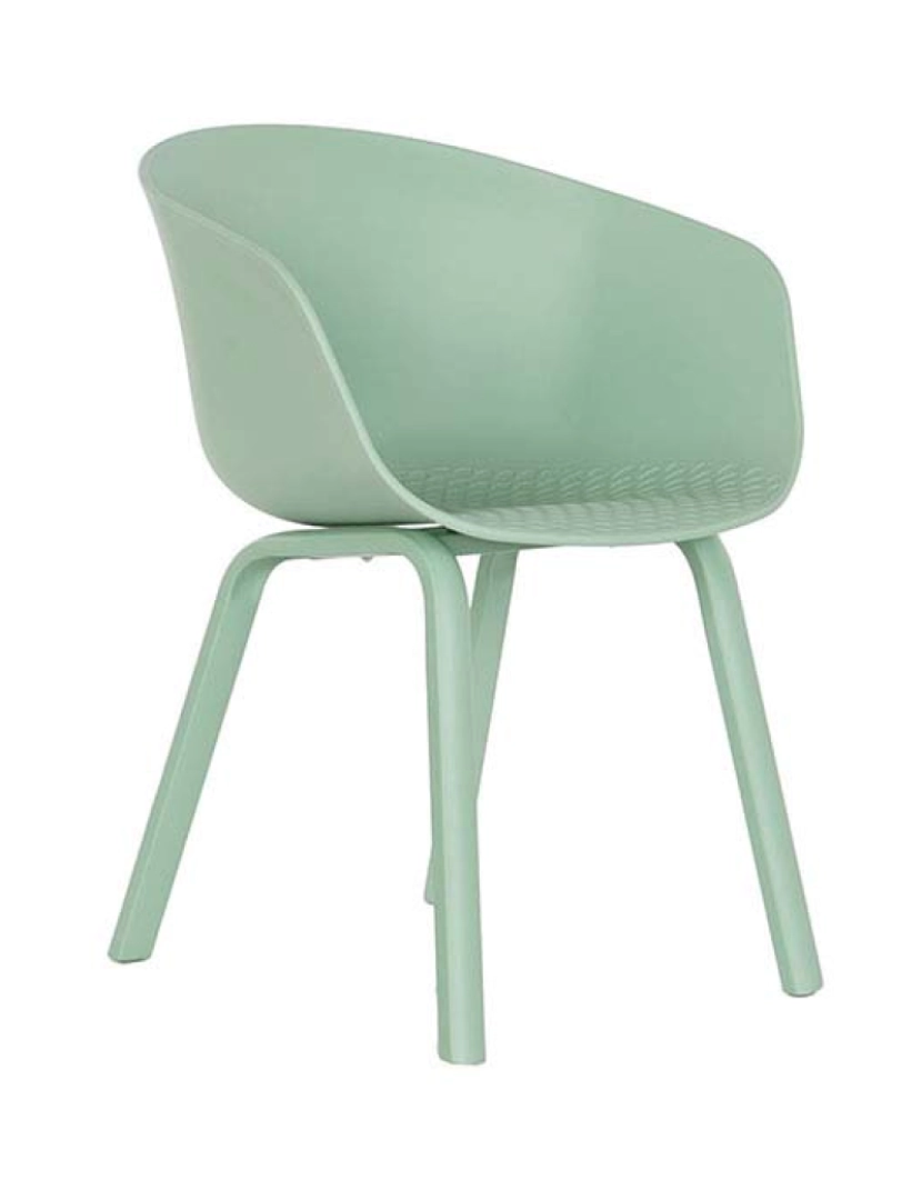 It - Cadeira Pp Metal Verde Menta 