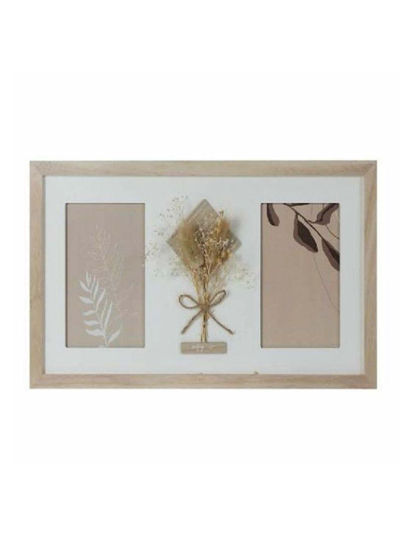 BB - Moldura Cristal Natural Branco Shabby Chic