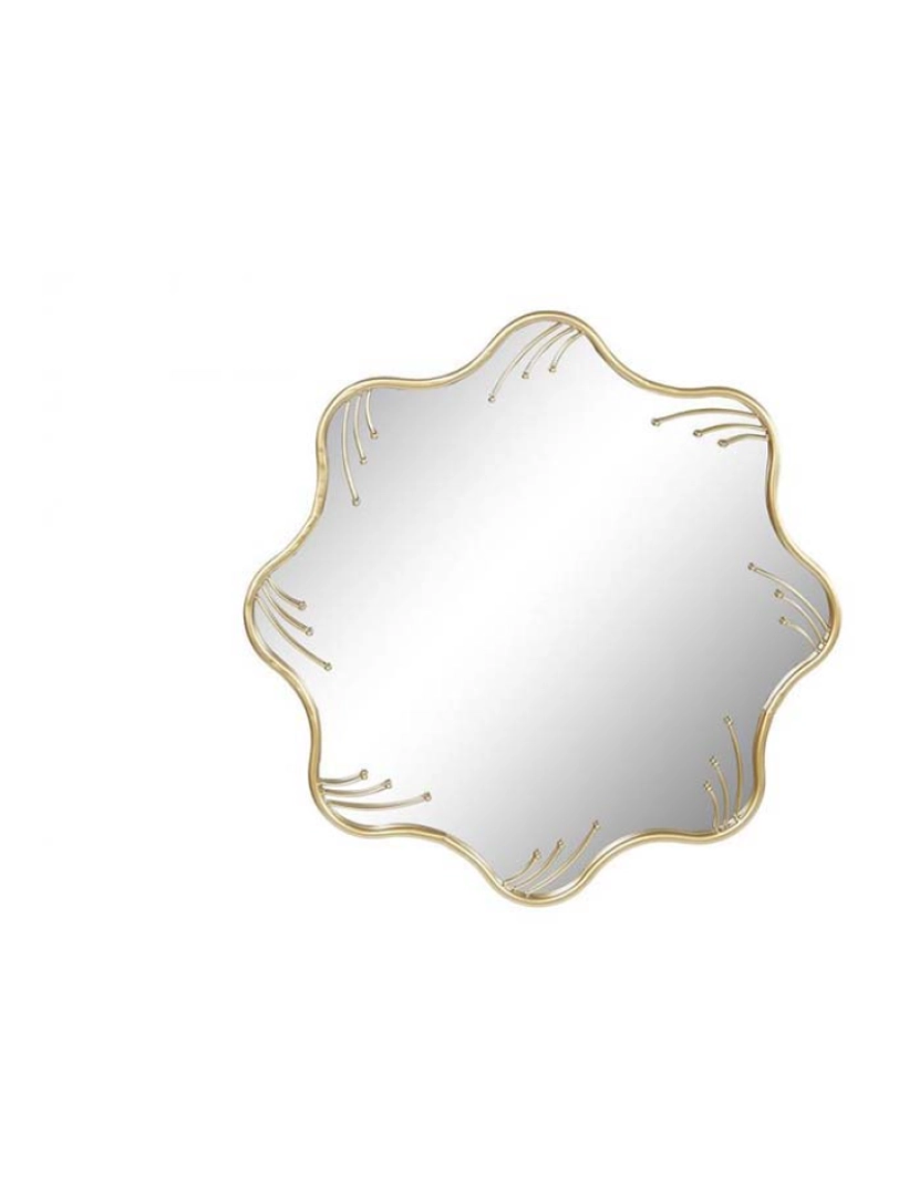 It - Espelho Metal Vidro Dourado 