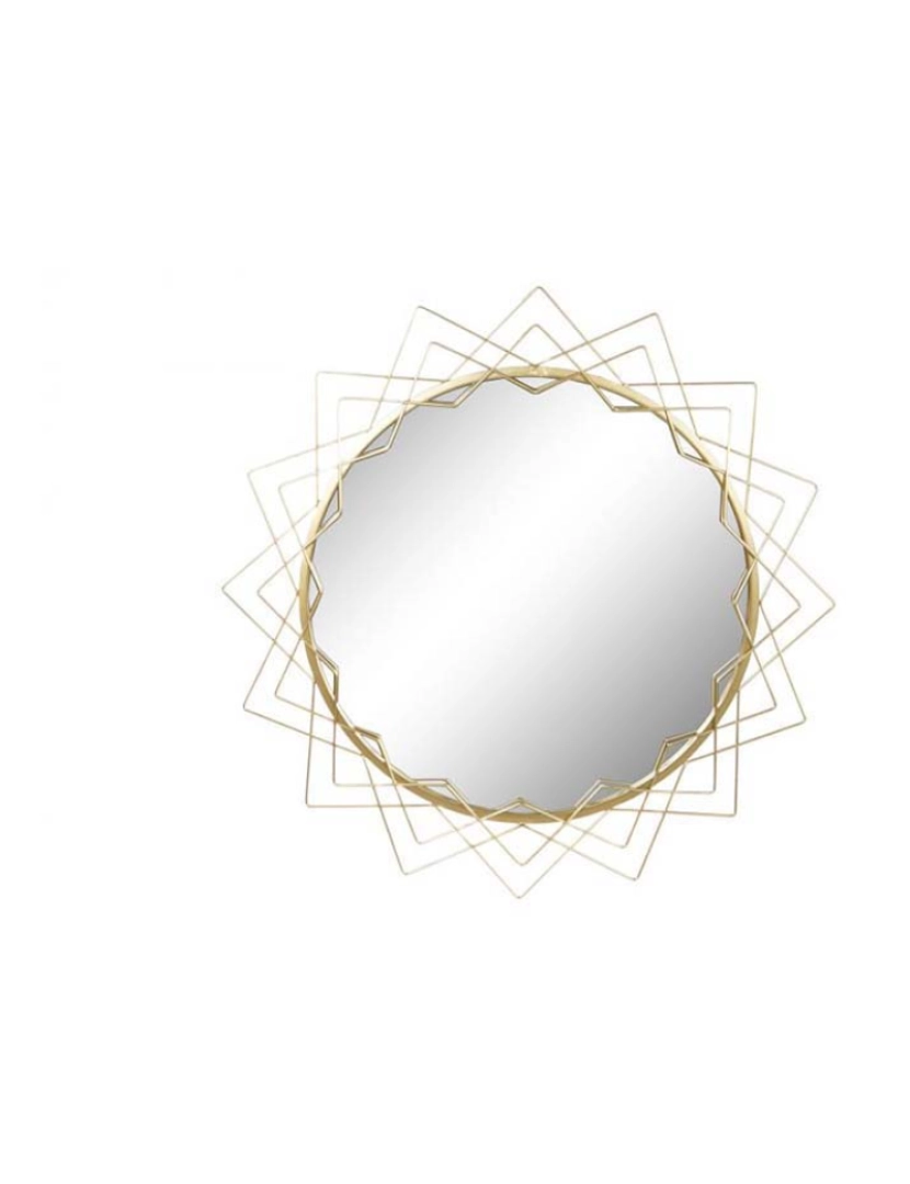 It - Espelho Metal Vidro Dourado 