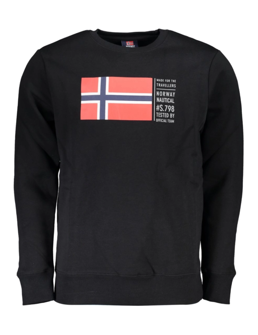 Norway - Sweatshirt Homem Preto