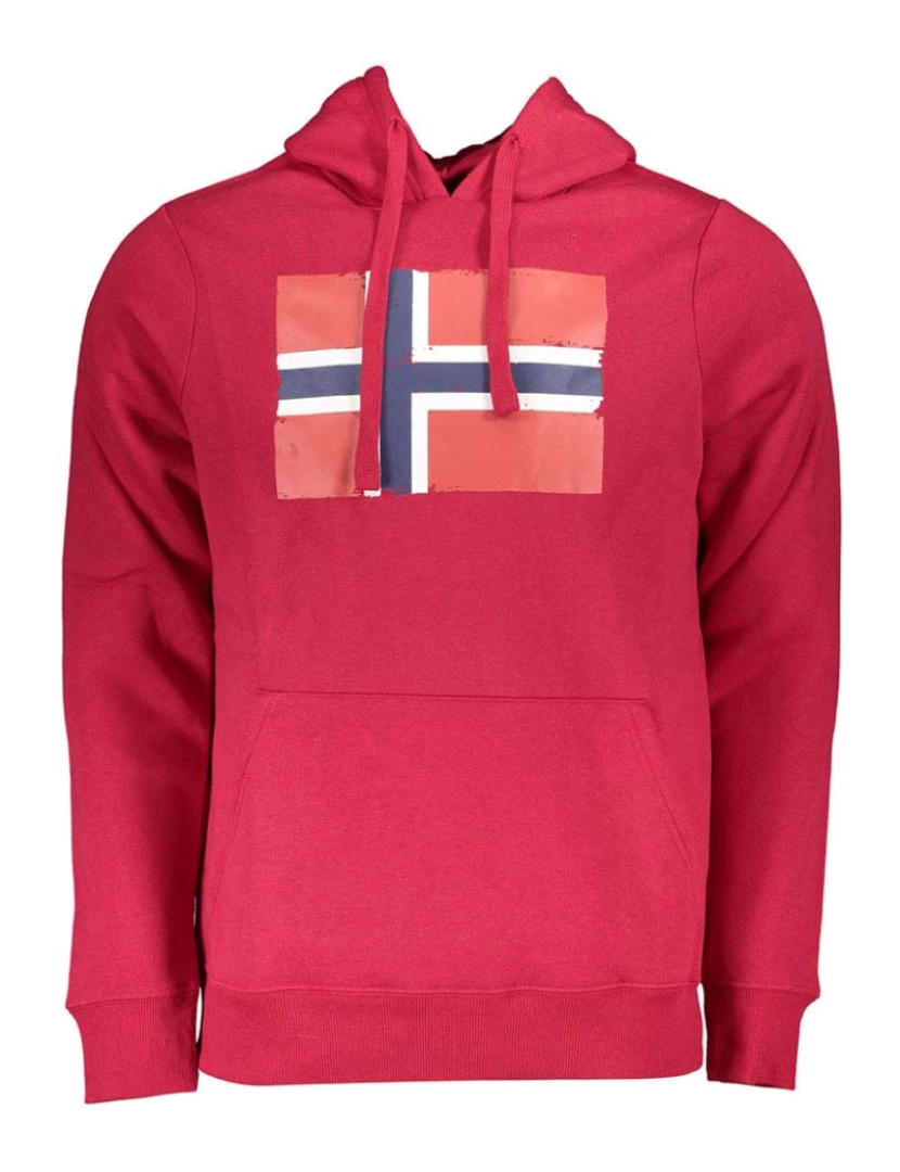 Norway 1963 - Sweatshirt Homem Vermelho