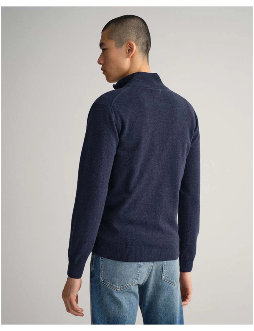 imagem de Cardigan Homem Azul Navy Escuro3