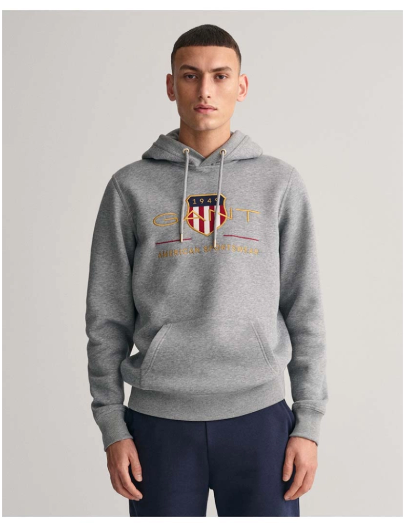 Gant - Sweatshirt Homem Cinza