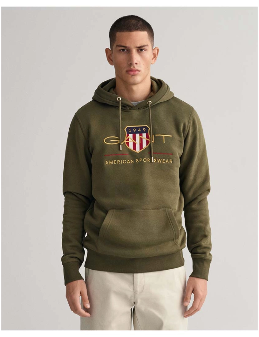 imagem de Sweatshirt Homem Verde1