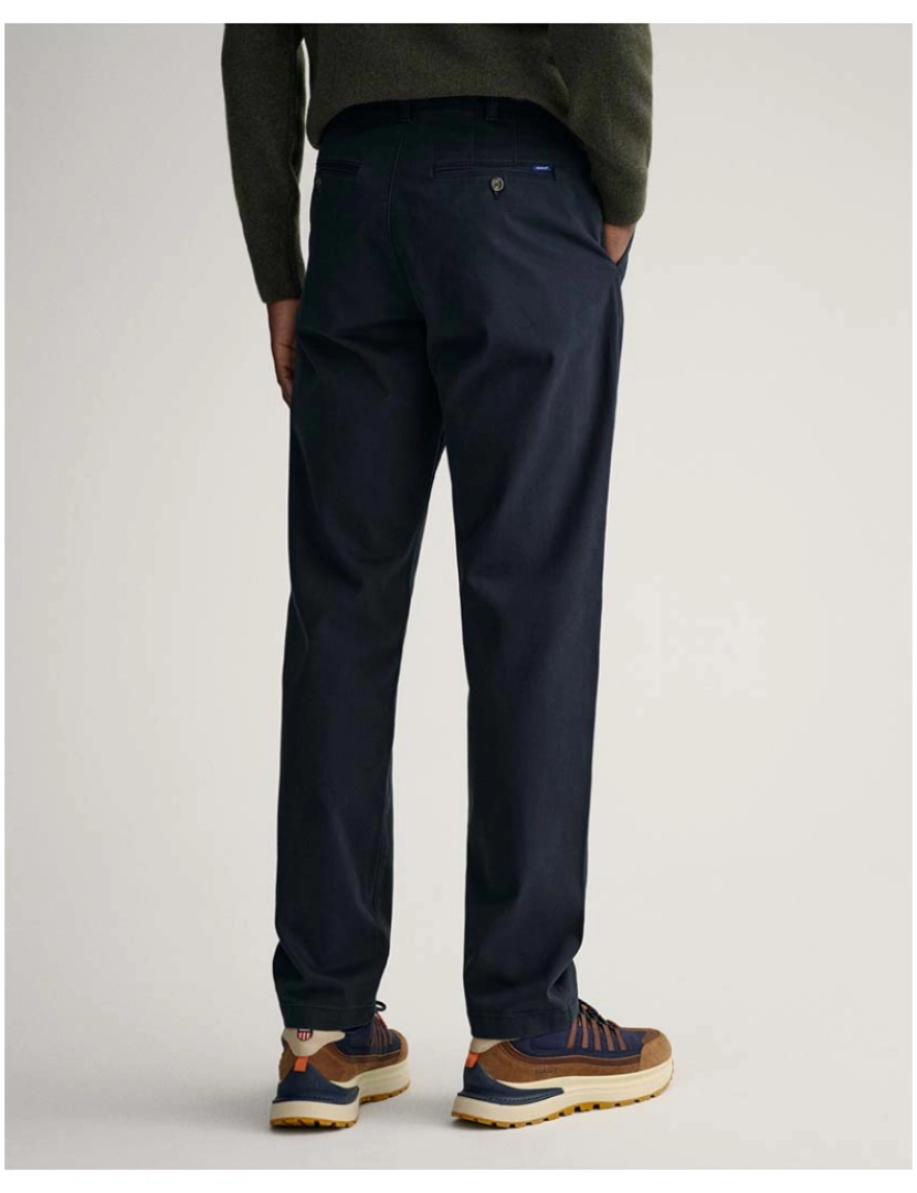 imagem de Calças Chino Homem Azul Navy3