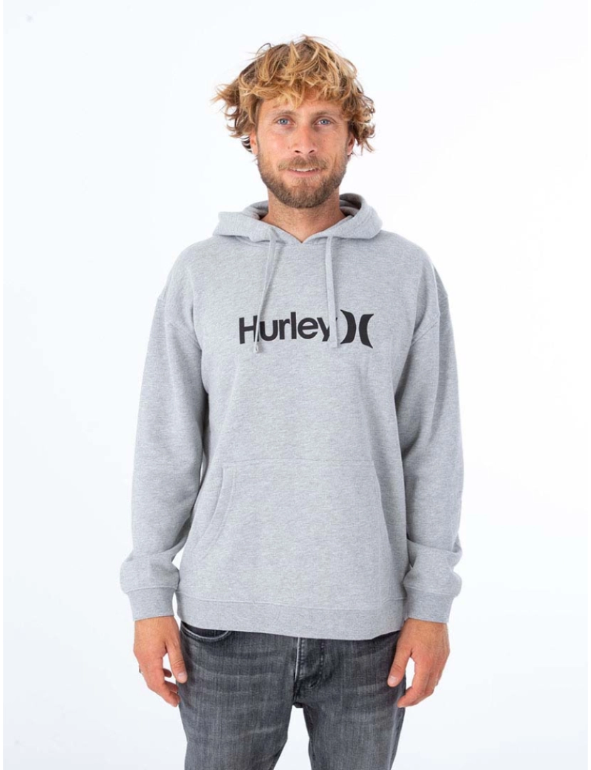 Hurley - Camisola Homem M Oao Solid Core Po Fleece Dk Cinza Htr