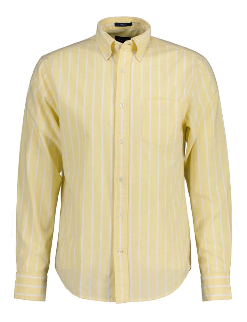 Gant - Camisa Manga Comprida Homem Amarelo