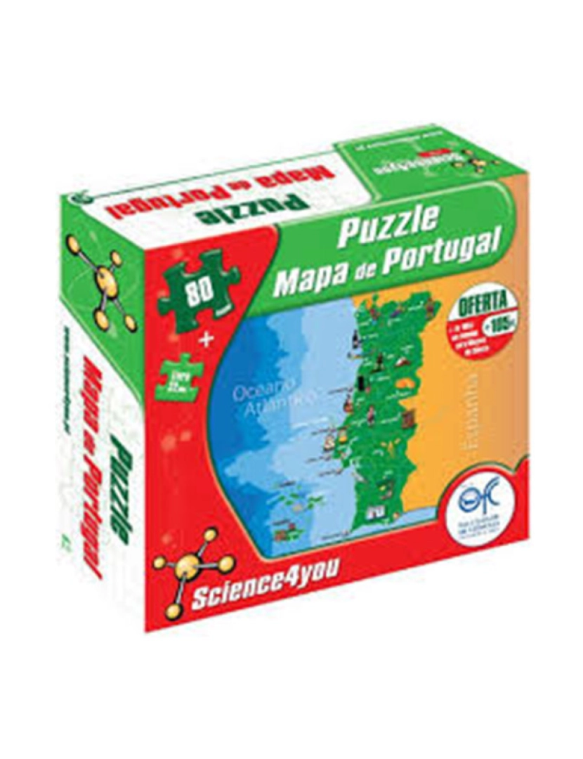 Puzzle 150 Pcs Mapa de Portugal