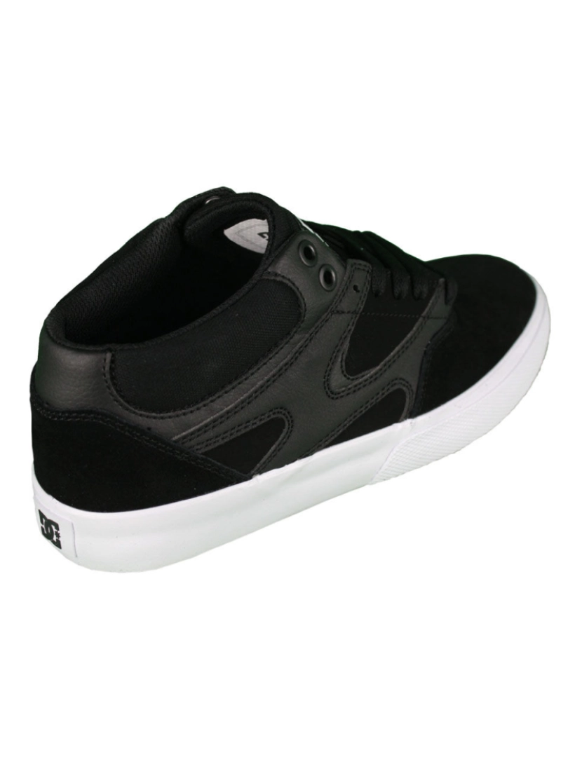 imagem de Sapatos Dc Kalis Vulc Mid Adys300622 Kalis Vulc Mid Blackwhite3