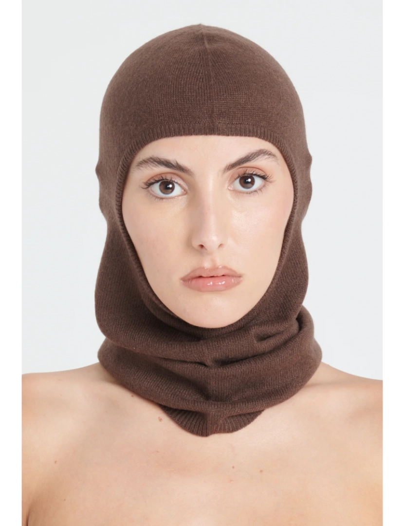 imagem de Uni 9 Brown Hood 100% Caxemira1