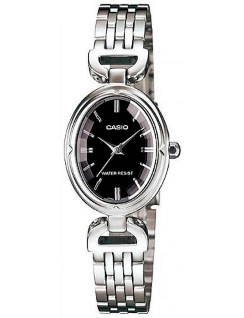 Casio - Casio Ltp-1374d-1adf Reloj Analógico Para Mujer Caja De Metal Esfera Color Negro