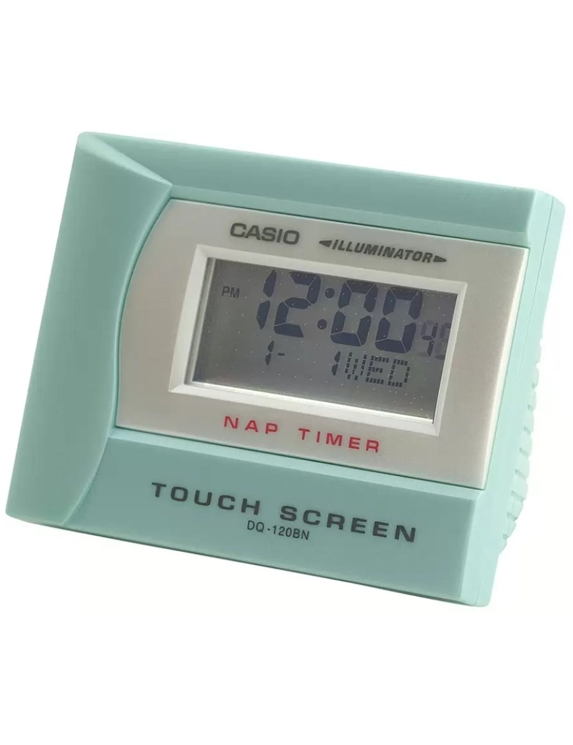 imagem de Casio Dq-120-bn-3 Despertador Digital Digital Unisex Colección Touch Screen Caja De Plástico Esfera Color Gris1