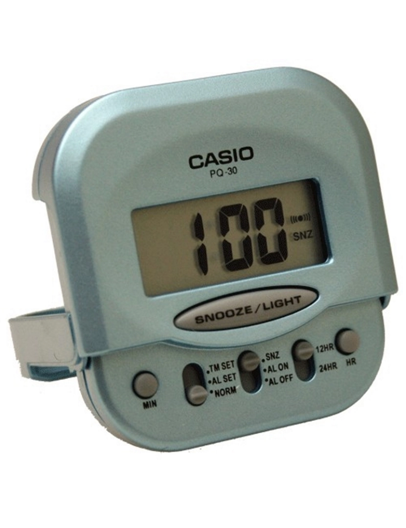 imagem de Casio Pq-30-2df Despertador Digital Digital Unisex Caja De Plástico Esfera Color Gris4