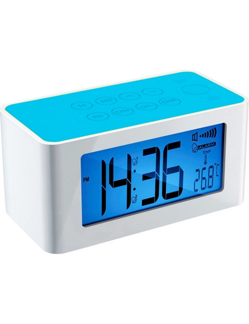 Brigmton Brd-915a Despertador Radio Reloj Digital Unisex Caja De Plástico  Esfera Color Gris - Brigmton