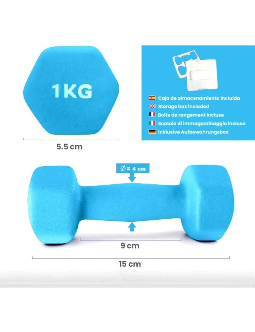 imagem de Halteres PERPETUAL disponíveis em 0,5KG / 1KG / 1,5KG / 2KG / 3KG / 4KG / 5KG (2 unidades) e conjuntos 6/12/16 / 30KG Pequenos pesos hexagonais leves Neoprene Pilates Homens Mulheres Exercício Academia Halteres em casa2