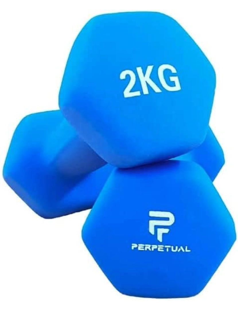 imagem de Halteres PERPETUAL disponíveis em 0,5KG / 1KG / 1,5KG / 2KG / 3KG / 4KG / 5KG (2 unidades) e conjuntos 6/12/16 / 30KG Pequenos pesos hexagonais leves Neoprene Pilates Homens Mulheres Exercício Academia Halteres em casa1