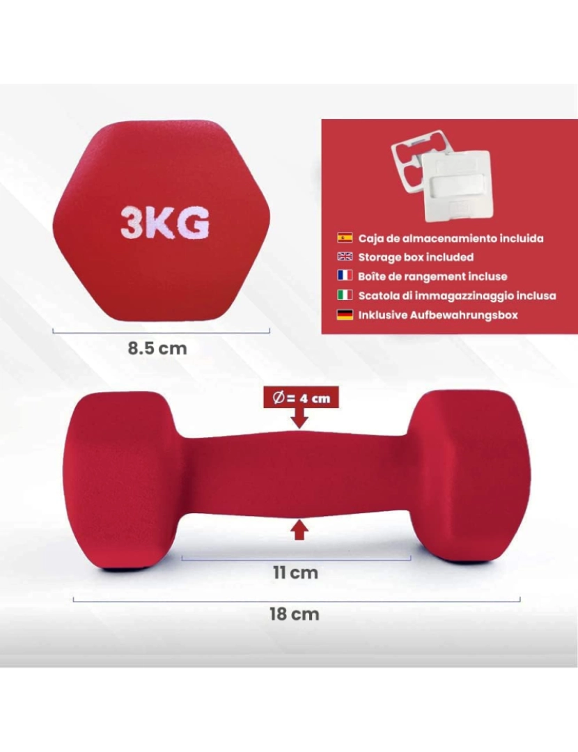 imagem de Halteres PERPETUAL disponíveis em 0,5KG / 1KG / 1,5KG / 2KG / 3KG / 4KG / 5KG (2 unidades) e conjuntos 6/12/16 / 30KG Pequenos pesos hexagonais leves Neoprene Pilates Homens Mulheres Exercício Academia Halteres em casa2