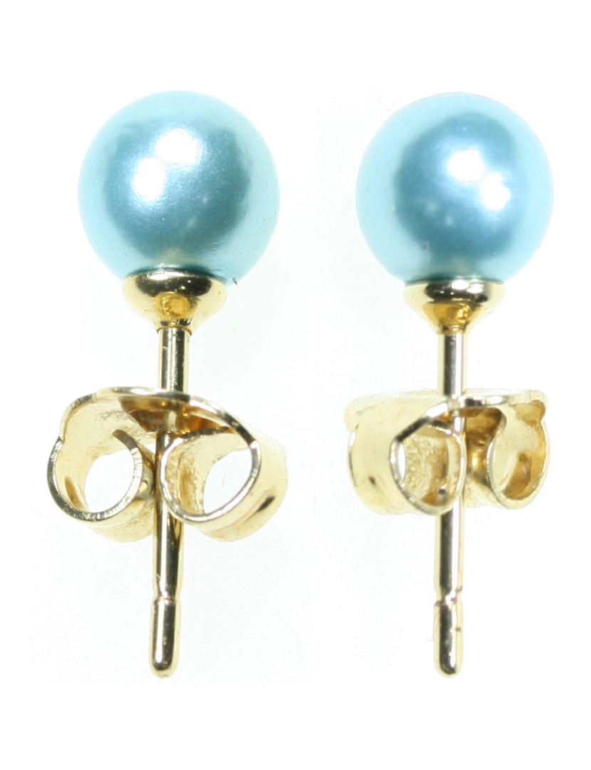 Perlas Mallorca - Pendientes Perlas Mallorca P.azul 6mm. Pm-73006