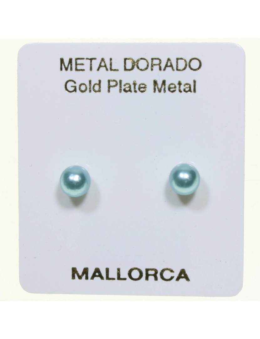 imagem de Pendientes Perlas Mallorca P.azul 6mm. Pm-730062